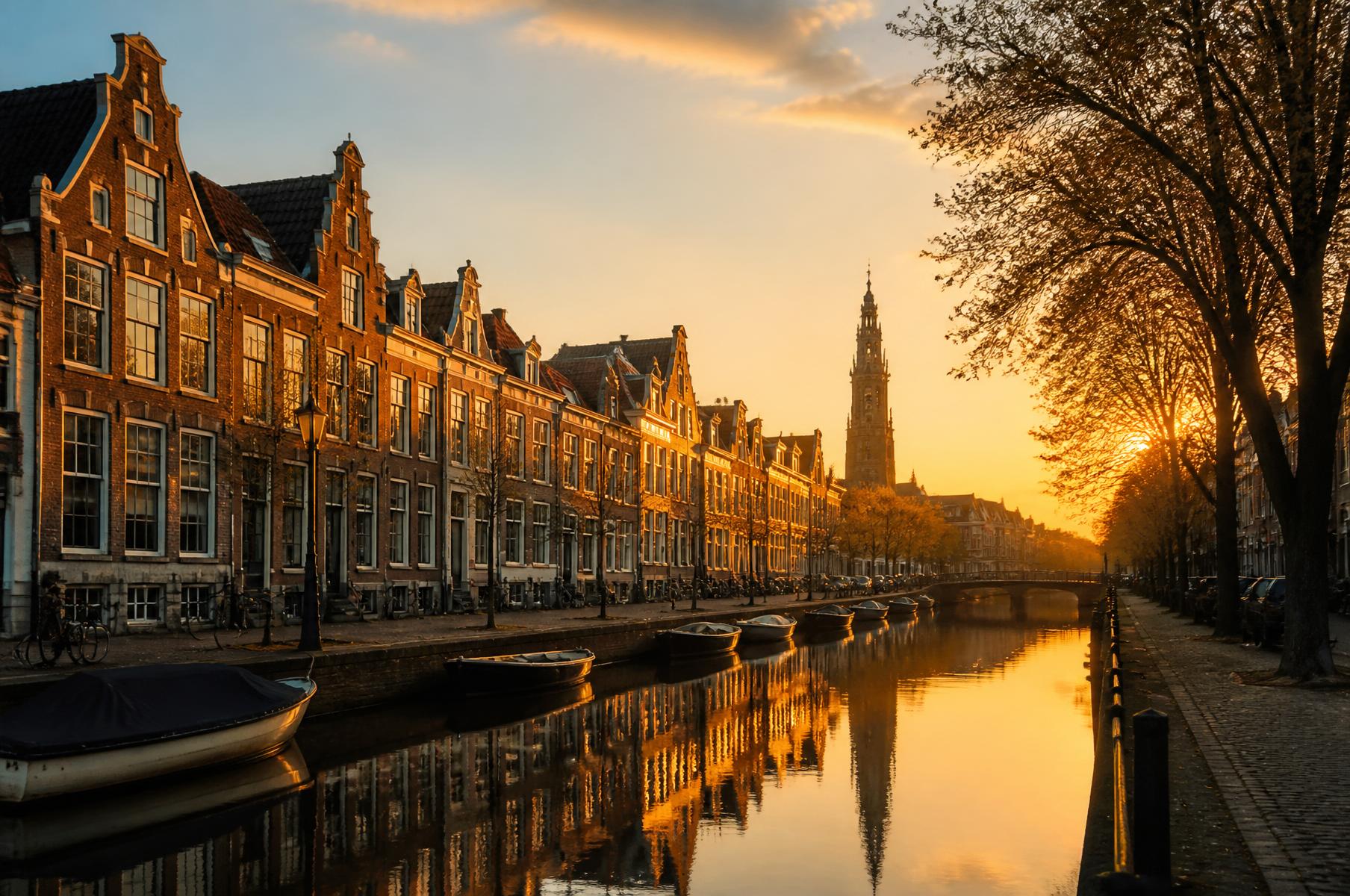 Groningen at golden hour